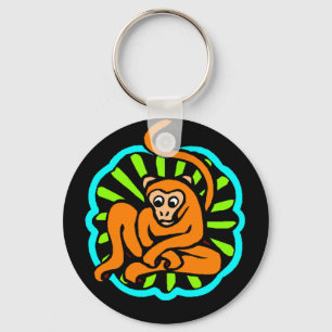 Llavero Keychain ~ Claves Mono del año del Rótulo Zodiaco