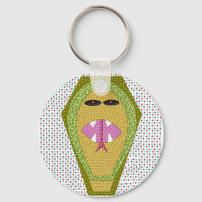 Llavero Keychain Cobra egipcio letal (Anverso)