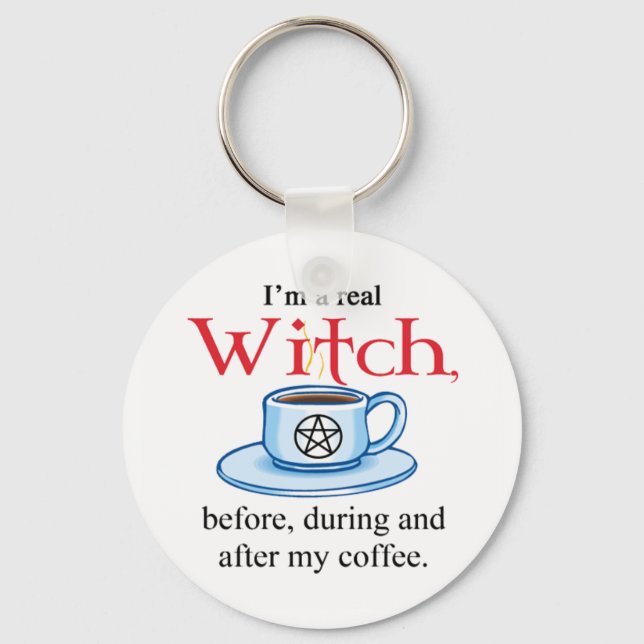 Llavero keychain Coffee Witch (Anverso)