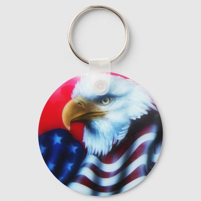 Llavero Keychain completa de águila estadounidense (Anverso)