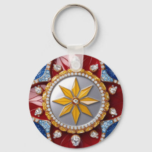 Llavero Keychain con diseño colombiano