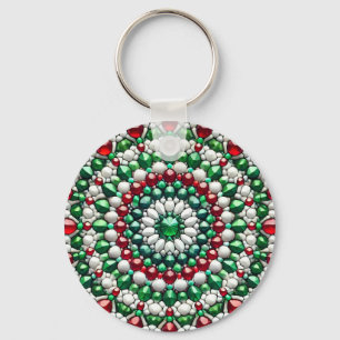 Llavero Keychain con diseño de colores italianos