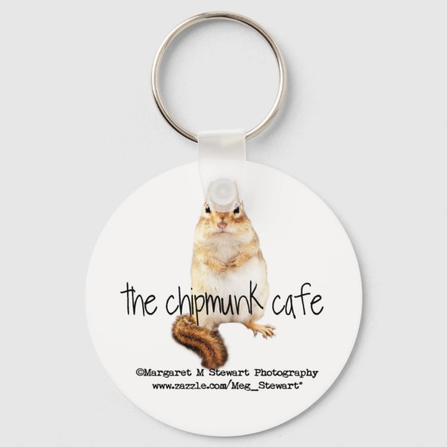 Llavero Keychain con el logotipo del Chipmunk Cafe (Anverso)