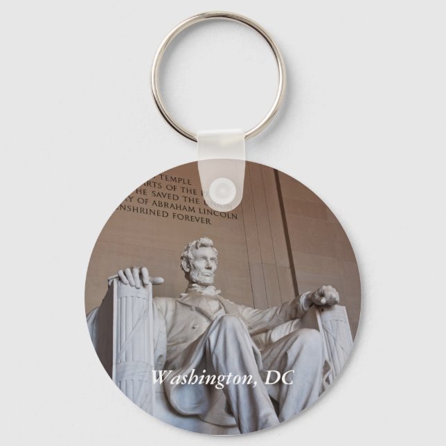 Llavero Keychain con estatua de Lincoln (Anverso)