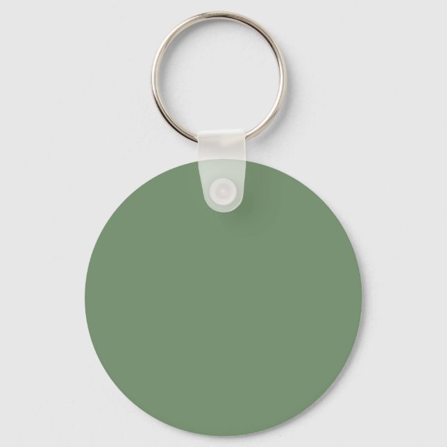 Llavero Keychain con fondo verde sabio (Anverso)