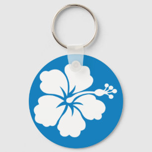 Llavero Keychain con Hibiscus Design