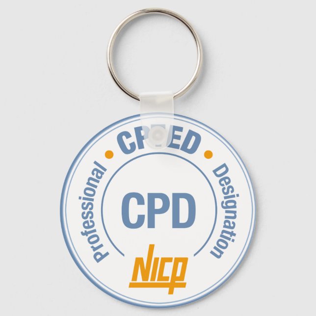 Llavero Keychain con logotipo CPD (Anverso)