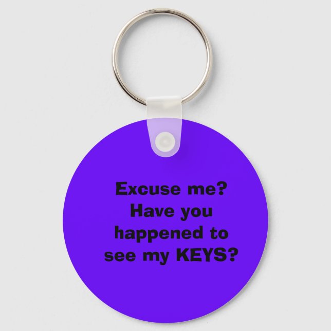 Llavero Keychain Crazy: ¿¿¿Claves??? (Anverso)