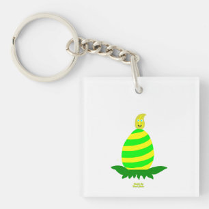 Llavero Keychain cuadrado de deseos de Pascua