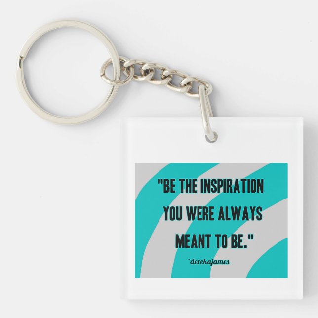 Llavero Keychain cuadrado de inspiración (Frente)