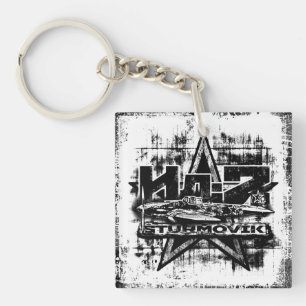 Llavero Keychain cuadrado (doble cara)