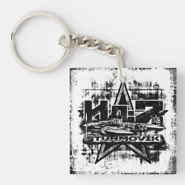 Llavero Keychain cuadrado (doble cara) (Frente)