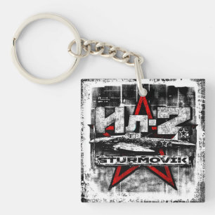 Llavero Keychain cuadrado (doble cara)