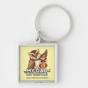 Llavero Keychain cuadrado: Mi papá mi viejo