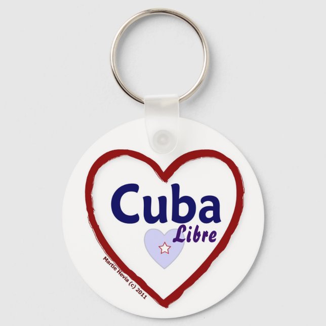 Llavero Keychain Cuba libre (Anverso)