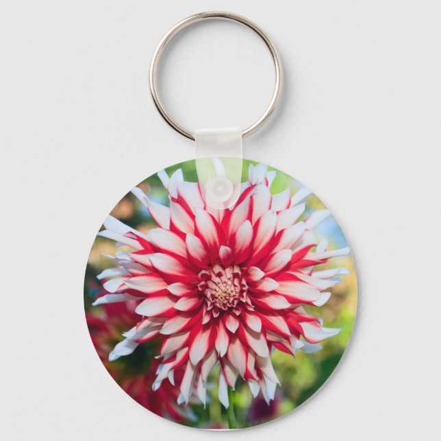 Llavero Keychain Dahlia con menta (Anverso)