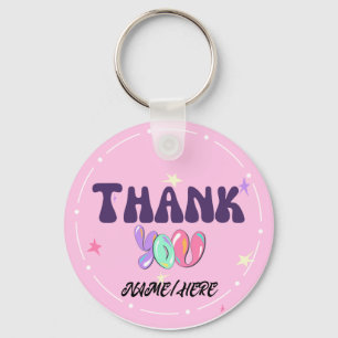 Llavero Keychain de agradecimiento personalizado - regalo