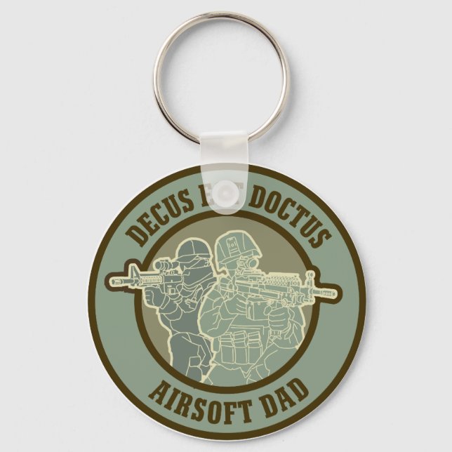Llavero Keychain de Airsoft Dad (Anverso)