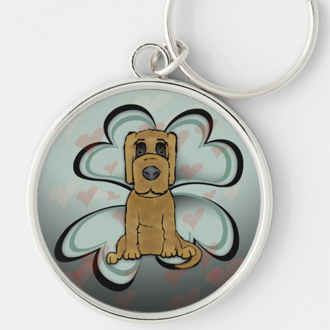 Llavero Keychain de amor de cachorros (Frente)