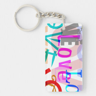 Llavero Keychain de AMOR personalizado