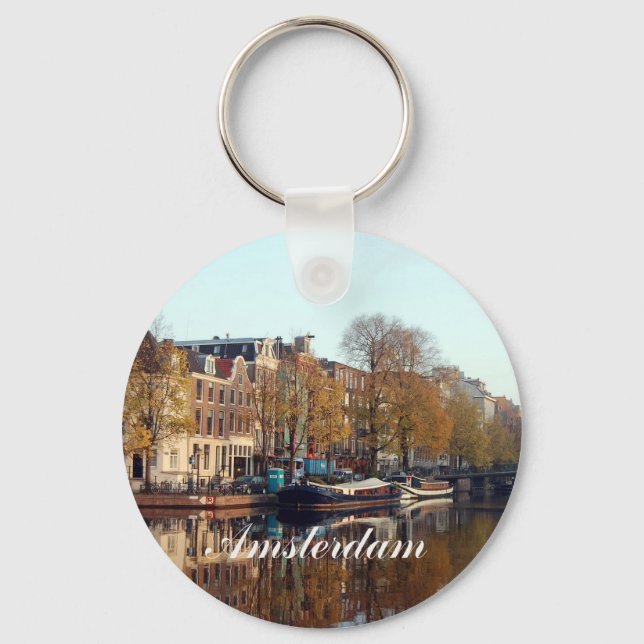 Llavero Keychain de Ámsterdam (Anverso)