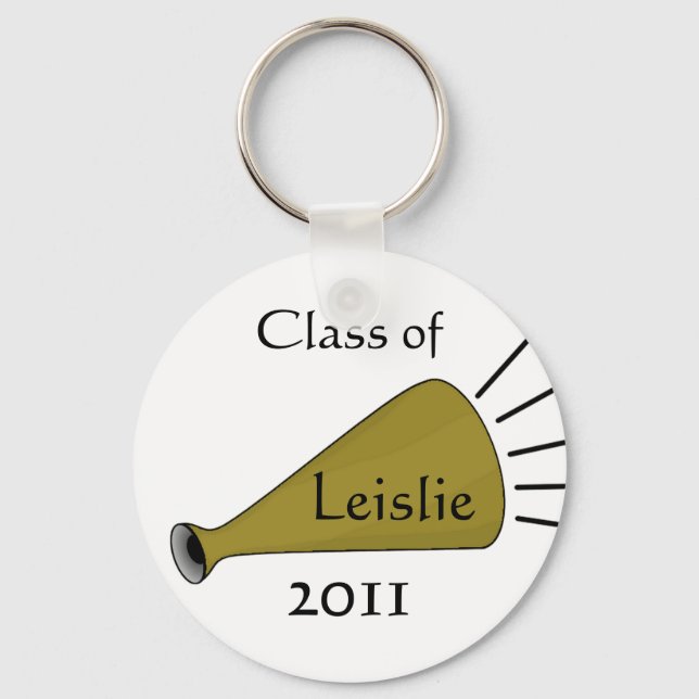 Llavero KeyChain de animadores Megáfono Negro y Oro (Anverso)