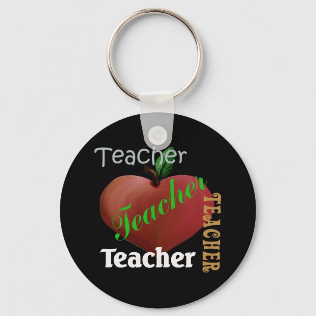 Llavero Keychain de Apple Teacher (Anverso)