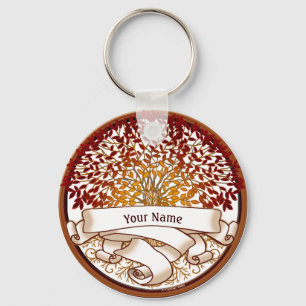 Llavero Keychain de árbol genealógico de Crimson