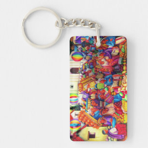 Llavero Keychain de arte de Guatemala