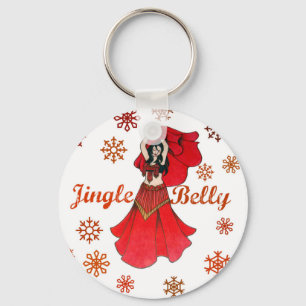 Llavero Keychain de bailarina de jingle Belly