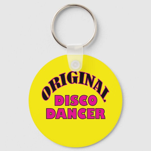 Llavero Keychain de bailarina disco original (Anverso)