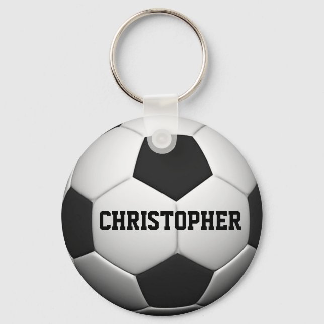 Llavero Keychain de Ball Personalizado de fútbol (Anverso)