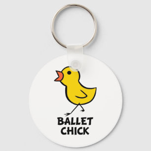 Llavero Keychain de Ballet Chick