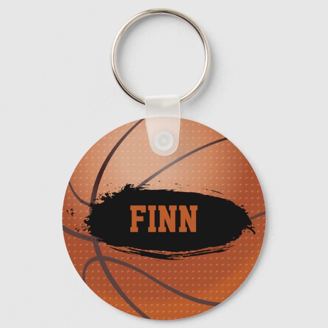 Llavero Keychain de baloncesto de Finn Grunge (Anverso)