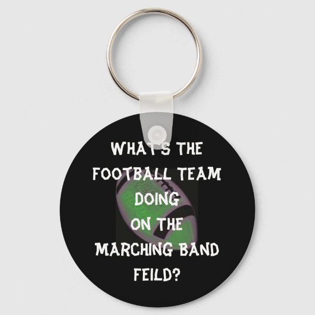Llavero Keychain de bandas de marcha/ fútbol (Anverso)