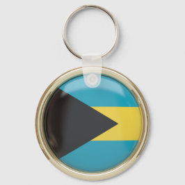 Llavero Keychain de Bandera de Bahamas