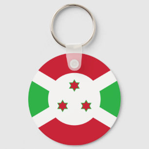 Llavero Keychain de Bandera de Burundi