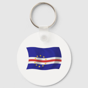 Llavero Keychain de bandera de Cabo Verde
