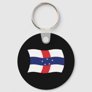 Llavero Keychain de bandera de las Antillas Neerlandesas