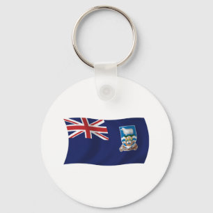 Llavero Keychain de Bandera de las Islas Malvinas