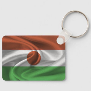 Llavero Keychain de bandera de Níger