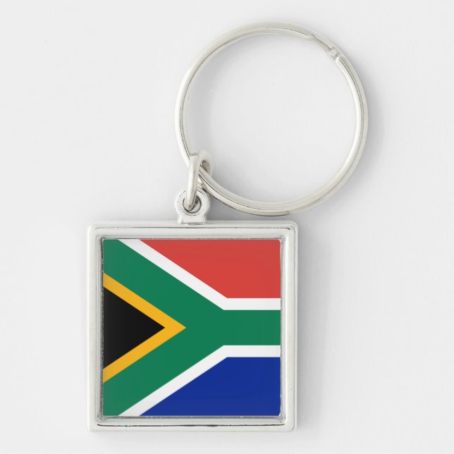 Llavero Keychain de Bandera de Sudáfrica (Frente)
