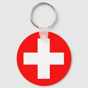 Llavero Keychain de Bandera de Suiza