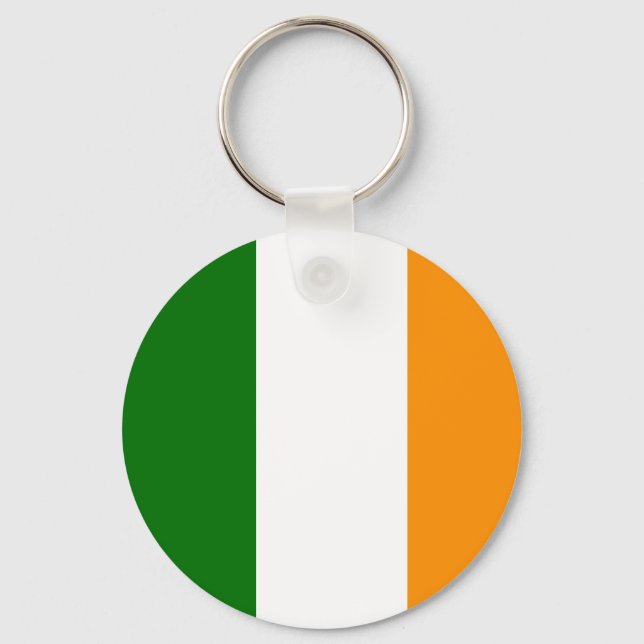 Llavero Keychain de bandera irlandesa (Anverso)