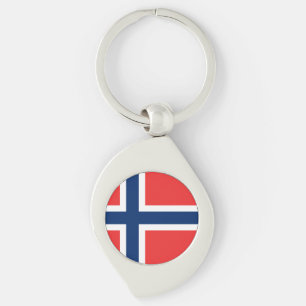 Llavero Keychain de bandera noruega