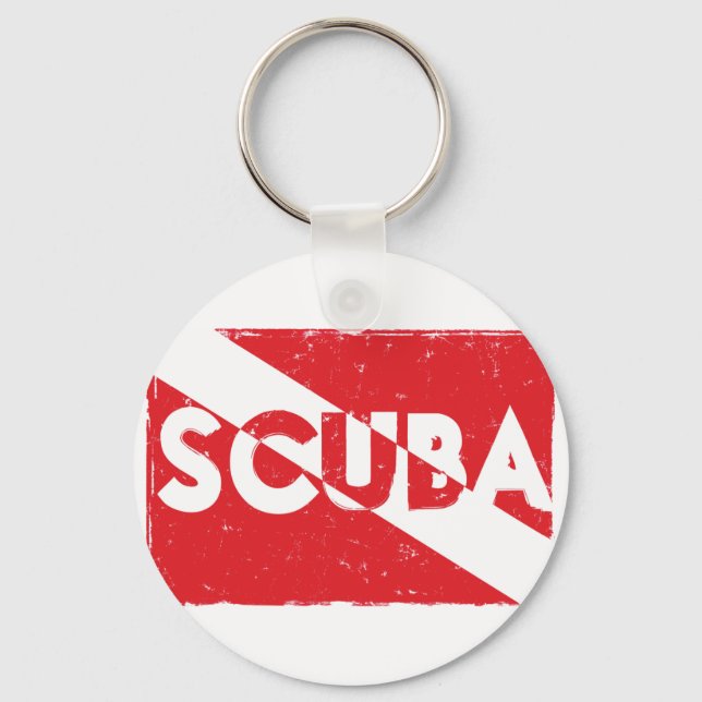 Llavero Keychain de Bandera Scuba (Anverso)