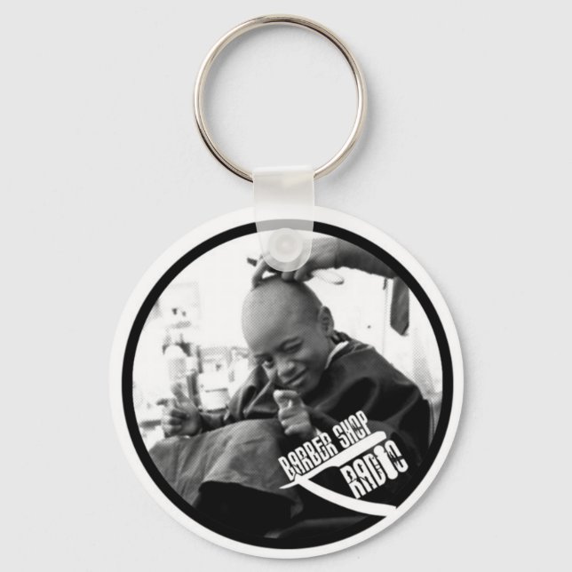 Llavero Keychain de Barber Shop (Anverso)