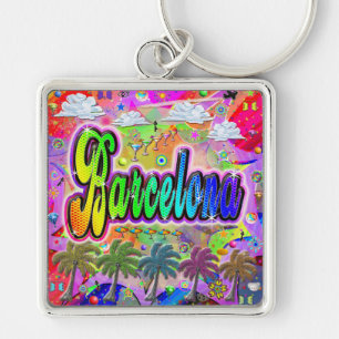 Llavero Keychain de Barcelona Vista Express