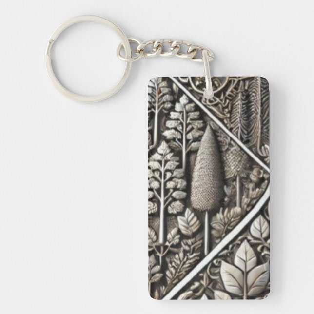 Llavero Keychain de barra minimalista (Frente)