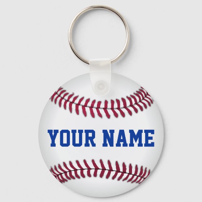 Llavero Keychain de béisbol personalizado (Anverso)
